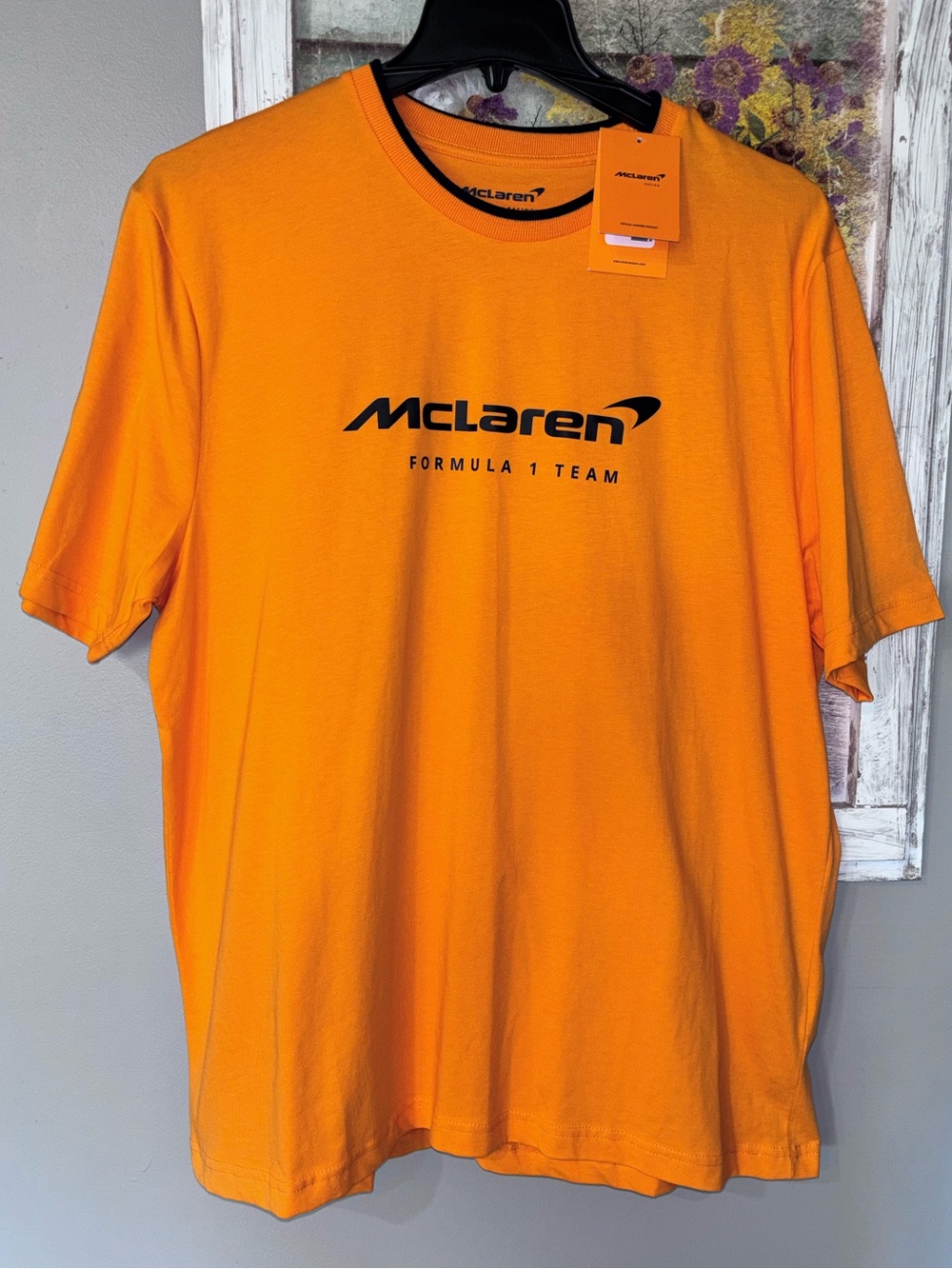 Authentic McLaren Formula 1 Team Men's T-shirt Papaya orange Sz 3XL NEW